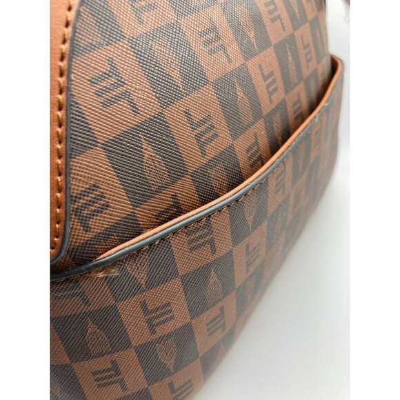 NWT London Fog Cognac Ellie Cosmetic Bag - Picture 5 of 8